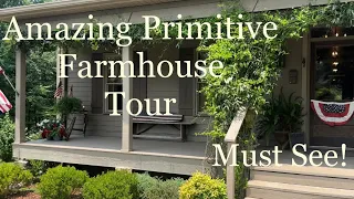 Beautiful Farmhouse Tour ~ Primitives/Antiques