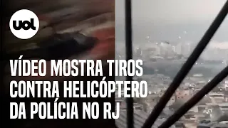 Complexo do Alemão: Moradores registram tiros em helicóptero da polícia