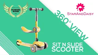 StarAndDaisy - www.staranddaisy.in - Sit 'n' Slide Scooter for Kids - Installation and Introduction