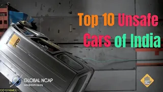 Top 10 UNSAFE Cars of India 2022, Global NCAP ratings, The best selling cars have the worst score