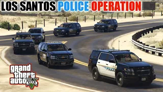 GTA 5 | Los Santos Police Operation | Police Convoy | Game Loverz