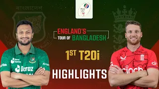 1st T20i | Highlights | Bangladesh vs England