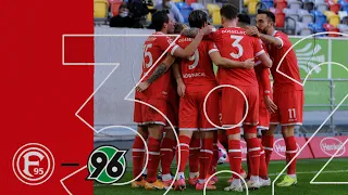 F95-Highlights | Fortuna Düsseldorf vs. Hannover 96 3:2 | Wichtiger Heimsieg in Unterzahl