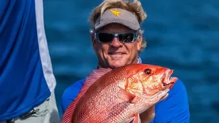 Port Canaveral Fishing for Red Snapper and Jack Crevalle