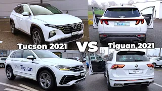 Hyundai Tucson vs Volkswagen Tiguan R-Line 2021