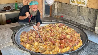 KABULI PULAO RECIPE | 100+ KG Giant Rice Meat Prepared | Peshawar Street Food Qabili Plav Recipe