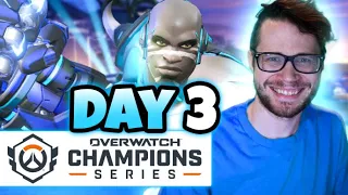 Emongg Conquers Stage 2 of Overwatch Champion Series! w/ Apply, Jay3, Custa and KarQ | Day 3