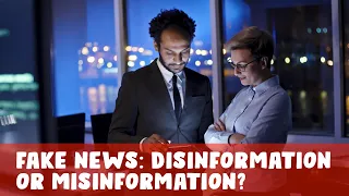 Fake news: disinformation or misinformation?│ Disinformation with Andrea G. Rodríguez