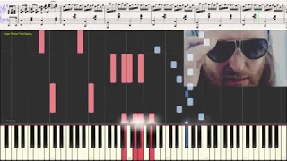 Dangerous David Guetta (Ноты и Видеоурок для фортепиано) (piano cover)