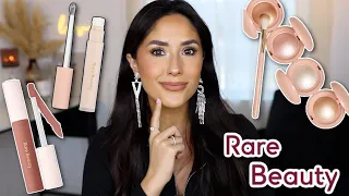 NEW RARE BEAUTY POSITIVE LIGHT COLLECTION REVIEW | highlighter, under eye brightener and more!