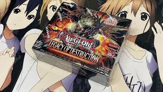 Opening Another Legacy of Destruction Yugioh Booster Box TCG