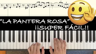 La pantera rosa (SUPER FÁCIL) + Partitura gratuita [Tutorial para piano]