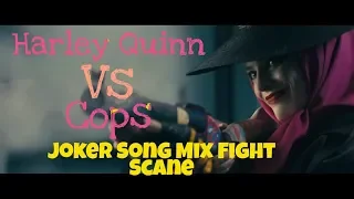 Harley Quinn Vs Cops Birds Of Prey Movie Fight Scane #Joker♤ Song Mix✖