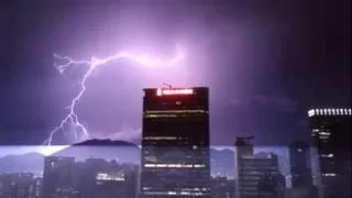 Incredible thunderstorm storm over Hong Kong, 09.07.2016 complete compilation