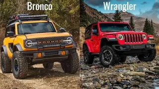 Comparison Test: 2021 Ford Bronco vs. 2021 Jeep Wrangler Unlimited