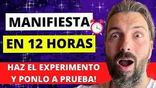 Manifiesta En Las Siguientes 12 Horas (100% Prueba que Funciona) ✅  Experimento de Ley de Atracción