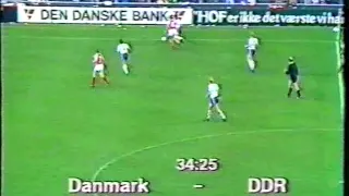 Denmark v DDR 8th MAY 1985