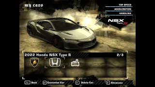 NFS Most Wanted - Honda NSX Type S