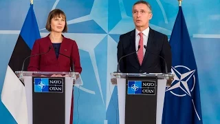 NATO Secretary General with the President of Estonia, 08 DEC 2016