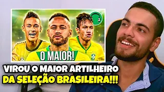 REAGINDO A HISTÓRICO! NEYMAR É O MAIOR ARTILHEIRO DA SELEÇÃO BRASILEIRA! - futparodias