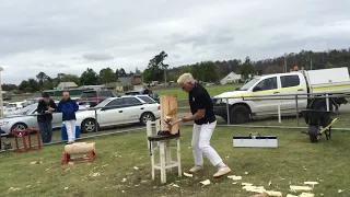 Woodchopping Tasmanian Masters Games 275mm Standing Hard Hitting Championship @amandabeams3354