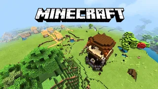 BEST SPAWN SEED: VILLAGE, OUTPOST & WOODLAND MANSION! MINECRAFT 1.16 BEDROCK EDITION