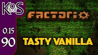 Factorio 0.15 Tasty Vanilla Ep 90: Red Circuit Calculations - Expensive Recipes, Let's Play Gameplay