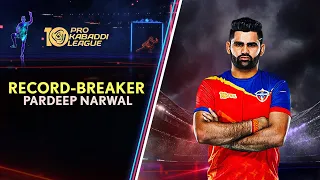 The Record-Breaker Pardeep Narwal's Top 20 Raids | PKL 10
