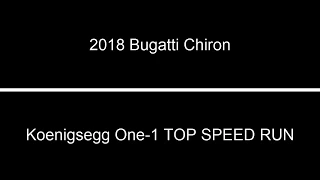 2018 Bugatti Chiron vs 2018 Koenigsegg Agera RS World’s Fastest Cars!!