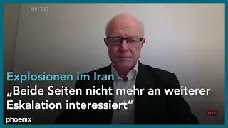 Helmut W. Ganser (Berater für Sicherheitspolitik) zu den Explosionen im Iran am 19.04.24