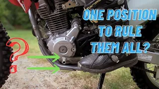 Dirt Bike Shifter Position - Is There A MAGICAL Lever Height?