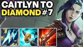How to Climb with Caitlyn - Caitlyn Unranked to Diamond #7 - Caitlyn ADC Gameplay Guide