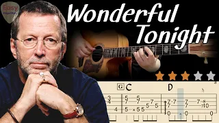 🔴Wonderful Tonight - Eric ClaptonㅣAcoustic Fingerstyle Guitar TutorialㅣTabs &LyricsㅣEasy Fingerstyle