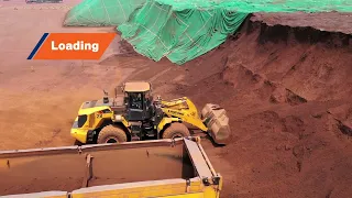 LiuGong 870H Wheel Loader Port Application