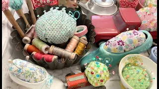 Pin Cushions From Vintage Finds Tutorial