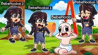 ¿QUIÉN ES LA BEBENOOBSI FALSA? 😱😂 ¡ENCUENTRA A LA BEBENOOBSI REAL EN MINECRAFT!