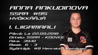 1. Liigamaali -- SSRA #95 Anna Ankudinova