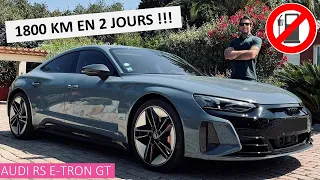 Essai Audi RS e-tron GT – 1800 km en 2 jours SANS ESSENCE !