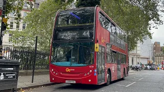 FRV. Go Ahead London Route 44. Victoria Station - Tooting Station. Enviro400 Trident E124 (LX09 FBZ)