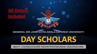 KDU - DAY SCHOLARS - All Details Included -[About ; Courses/Course Fees/Interviews] -Techno Universe