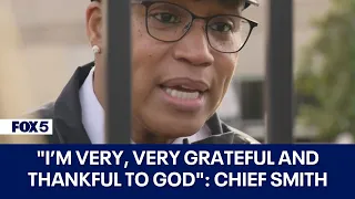DC standoff: Chief Pamela Smith speaks as officers are released from hospital