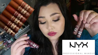 REVIEW & LIP SWATCHES NYX SMOOTH WHIP MATTE LIP CREAMS