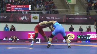 1/4 FS - 74 kg: M. J M A ABDULK (KUW) v. D. TAKATANI (JPN)