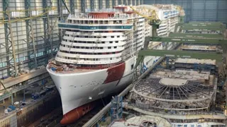 AIDAnova Float Up at Meyer Werft
