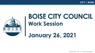 City Council Strategic Planning Session - 1/26/2021