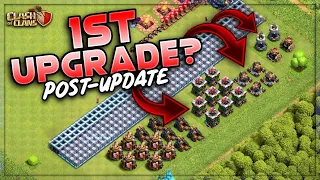 MY FIRST UPDATE DEFENSE UPGRADE!  TH13 Farm to Max