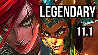 KATARINA vs CASSIOPEIA (MID) | 12/1/3, 1.7M mastery, Legendary, 600+ games | KR Diamond | v11.1