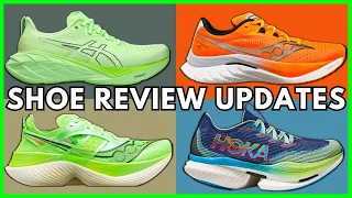 RUNNING SHOE REVIEW UPDATES - ENDORPHIN SPEED 4 - NOVABLAST 4 - CIELO X1 & ENDORPHIN ELITE - EDDBUD