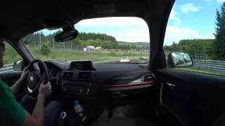 Nurburgring Nordschlefe 19.04.2016 - 218D trying to chase BMW M4