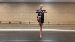 Jazz battement and pirouette progression combinations. Targeted for levels 1-4 open to all:)